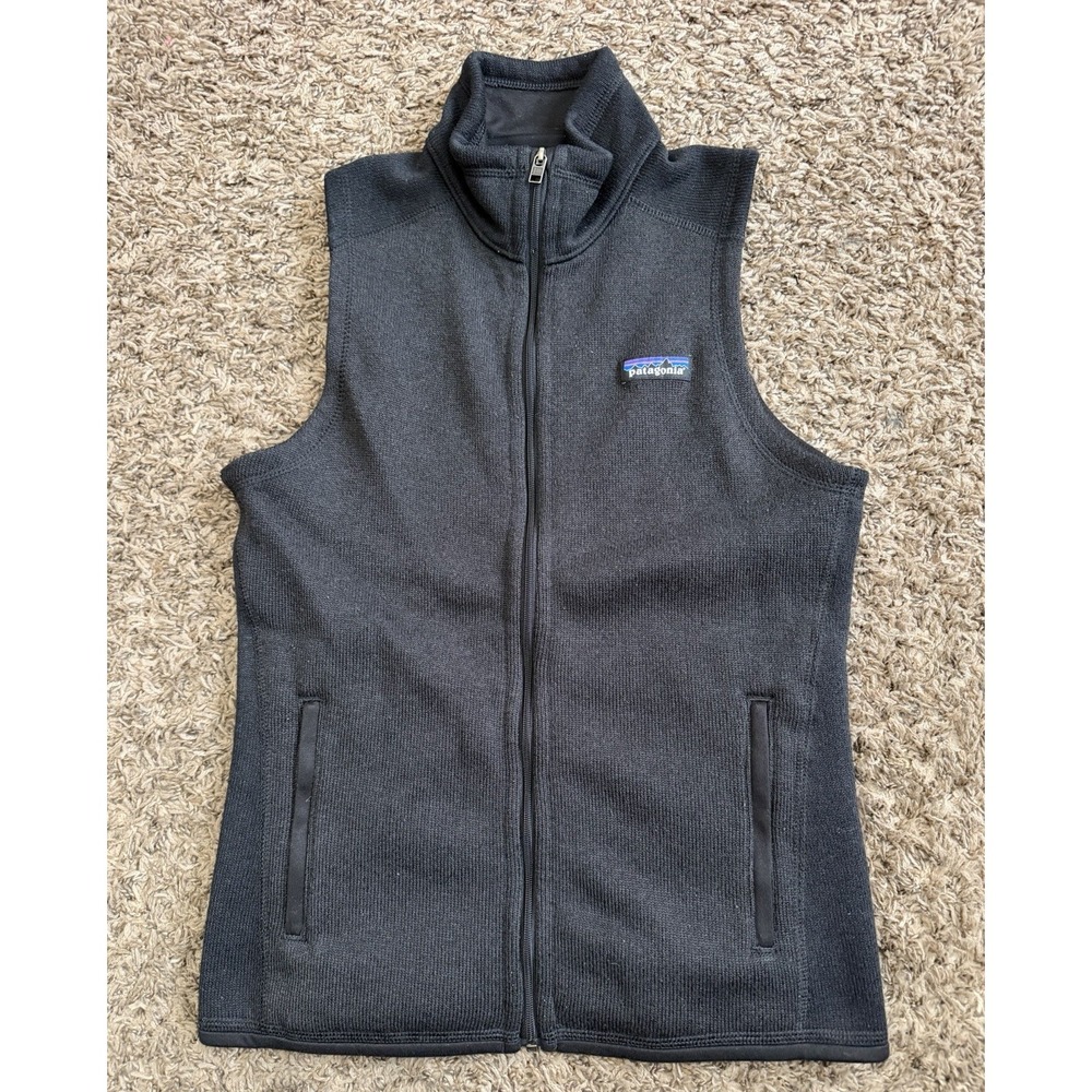 Patagonia Better Sweater Fleece Vest Black Lightweight Women's Size Small